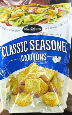 Seasoned croutons