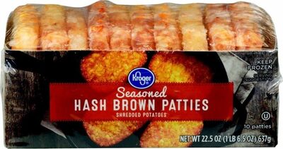 Seasoned Hash Brown Patties Shredded Potatoes