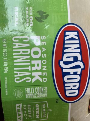 Seasoned pork carnitas