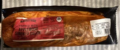 Seasoned Pork Loin Filet Topped With Applewood Smoked Bacon