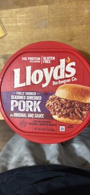 Seasoned Shredded Pork in Original BBQ Sauce