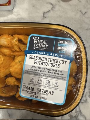 Seasoned Thick Cut Potato Curls