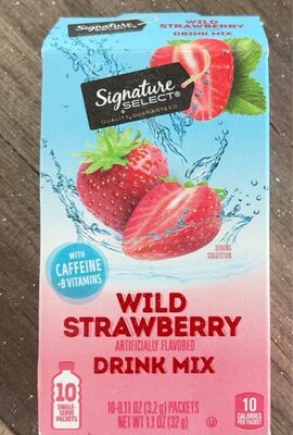 Select wild strawberry drink mix