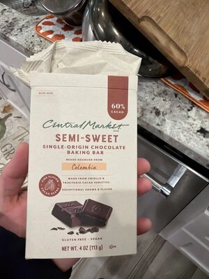Semi Sweet, Single Origin, Chocolate Baking Bar