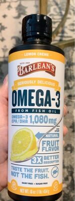 Seriously Delicious Omega-3 Lemon Creme