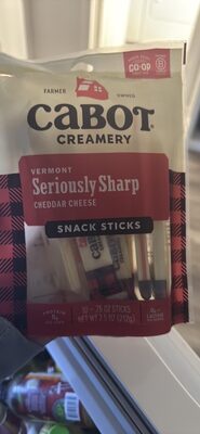 Seriously Sharp Cheddar Cheese Snack Sticks