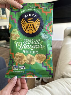 Serrano Sea Salt Vinegar Potato Chips