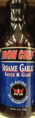 Sesame garlic sauce glaze
