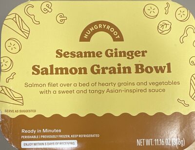 Sesame Ginger Salmon Grain Bowl