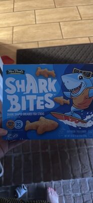 SHARK BITES SHARK SHAPED BREADED FISH STICKS