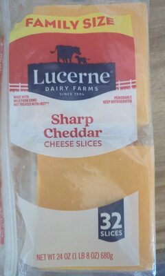 Sharp Cheddar Cheese Slices
