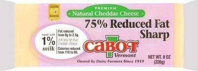 Sharp Extra Light Natural Vermont Cheddar Cheese