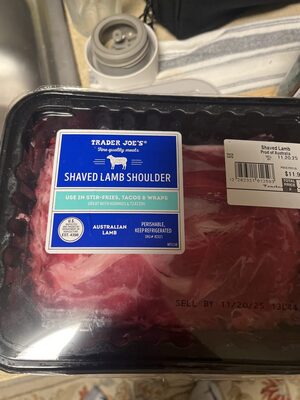 Shaved Lamb Shoulder