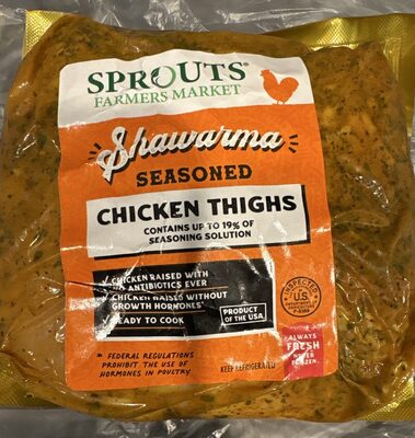 Shawarma Seasoned Chicken Thighs