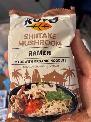 Shiitake Mushroom Ramen Made With Organic Noodles