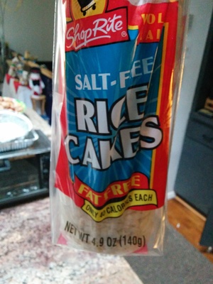 Shoprite, salt-free rice cakes