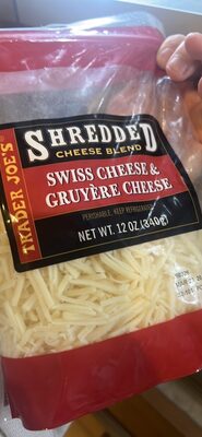 Shredded Cheese Blend Swiss Cheese & Gruyère Cheese