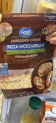 Shredded Cheese Pizza Mozzarella Lactose Free