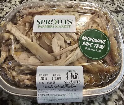 Shredded Chicken White & Dark Meat