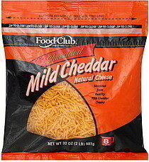Shredded Mild Cheddar Cheese