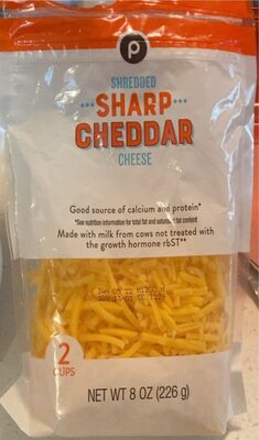 Shredded sharp cheddar