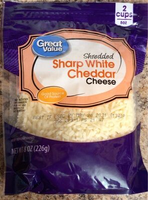 Shredded Sharp White Cheddar Cheese