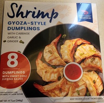 Shrimp Gyoza-style dumplings