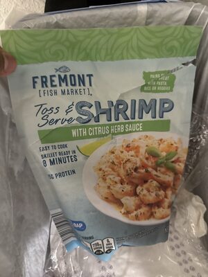 Shrimp with Citrus herb sauce