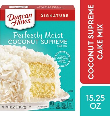 Signature perfectly moist coconut supreme cake mix