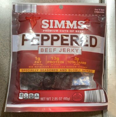 Simms Peppered Beef Jerky