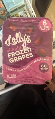 simply FROZEN GRAPES