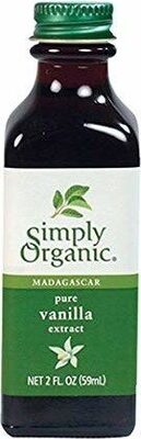 Simply organic pure Madagascar vanilla extract