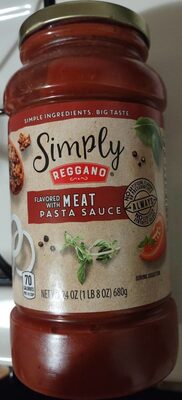 Simply Pasta Sauce flavored with Meat Sauce
