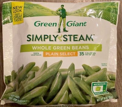 Simply steam whole green beans