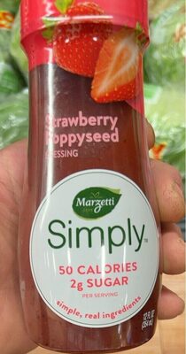 Simply strawberry poppyseed