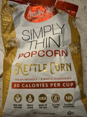 Simply Thin Popcorn Kettle Corn Flavor