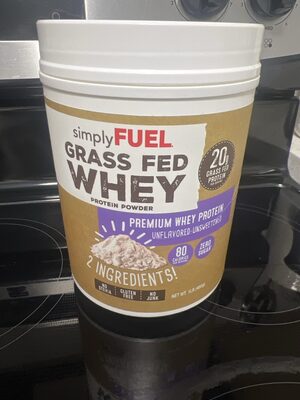 SimplyFUEL Grass Fed Whey Protein