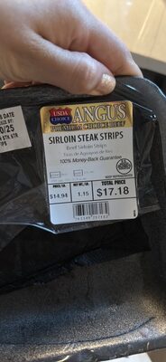 Sirloin Steak Strips