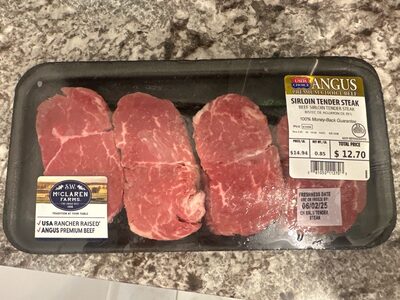 Sirloin tender steak