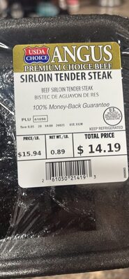 Sirloin Tender Steak