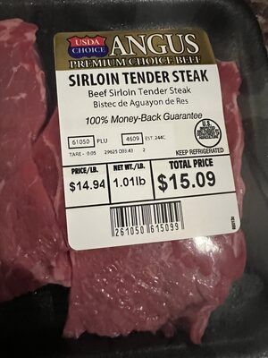 Sirloin Tender Steak