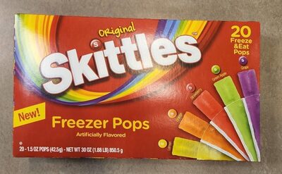 Skittles Freezer Pops
