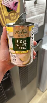 Sliced Bartlett Pears