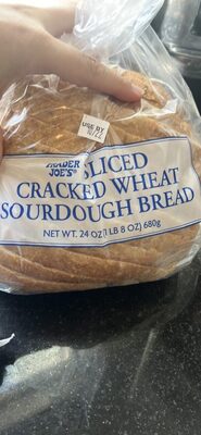 Sliced Cracked Wheat Sourdough Bread