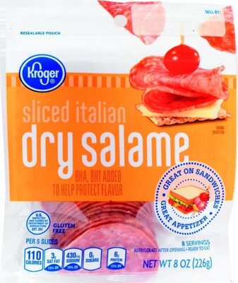 Sliced Italian Dry Salame
