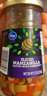 Sliced Manzanilla Olives With Pimiento