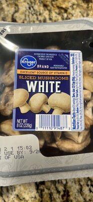 Sliced Mushrooms White