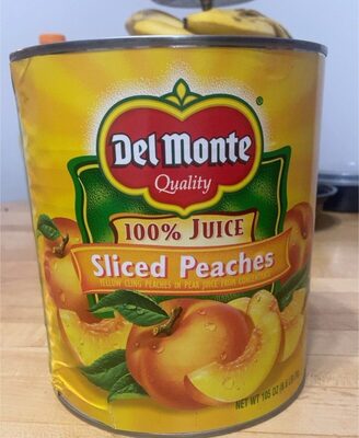 Sliced peaches