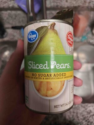 Sliced pears no sugar added
