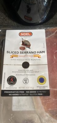 Sliced Serrano Ham